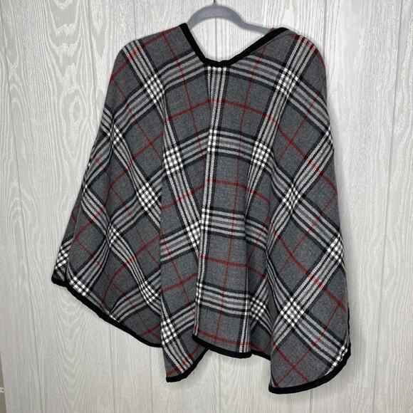 VFraas plaid poncho open wrap - Picture 4 of 4